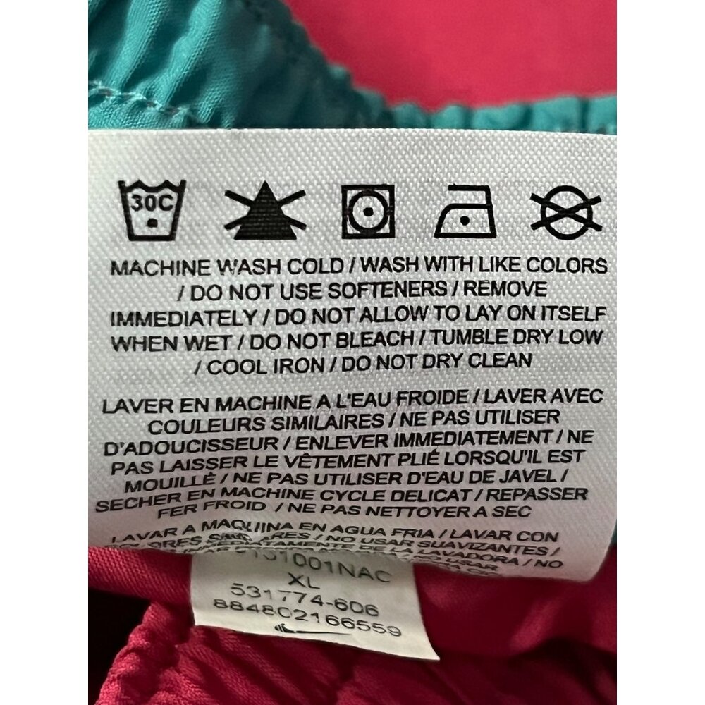 Nike Dri-Fit Shorts Womens XL Used 531774-606 Pink Turquoise - Picture 12 of 16